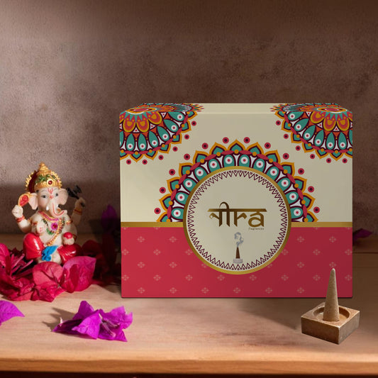 Nira Fragrances Dhoop Cone 100% Organic with Chandan Fragrance