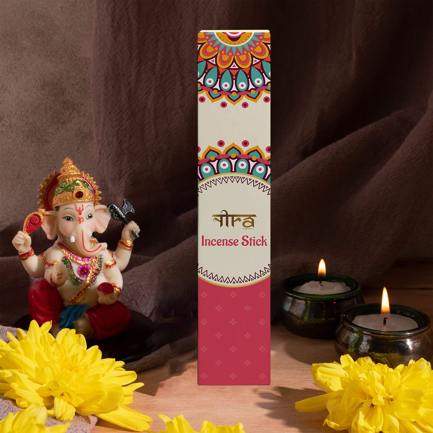 Nira Fragrances Incense Sticks 100% Organic , With Nag-Champa Fragrances