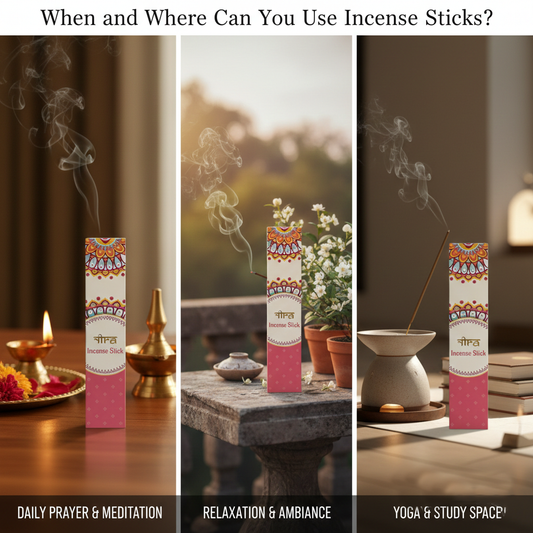 When and Where Can You Use Incense Sticks?