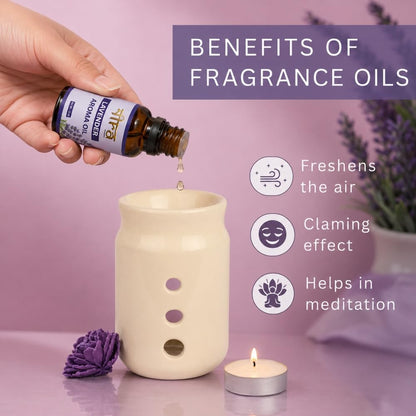 Nira Fragrances Oil | Pack of 2 | Lavender & LemonGrass Aroma Oil for Home Fragrance | Best for Aromatherapy | Helps in Meditation
