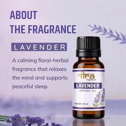 Nira Fragrances Diffuser Oil Combo of 4 (Lemon Grass | OceanBreeze | Rose | Lavender) 60ml for Home, Candle, Office Aroma Oil