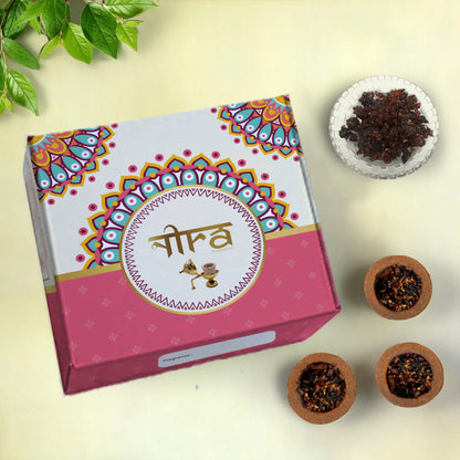 Nira Fragrances Sambrani Cups 100% Natural Herbs , Guggal Fragrance