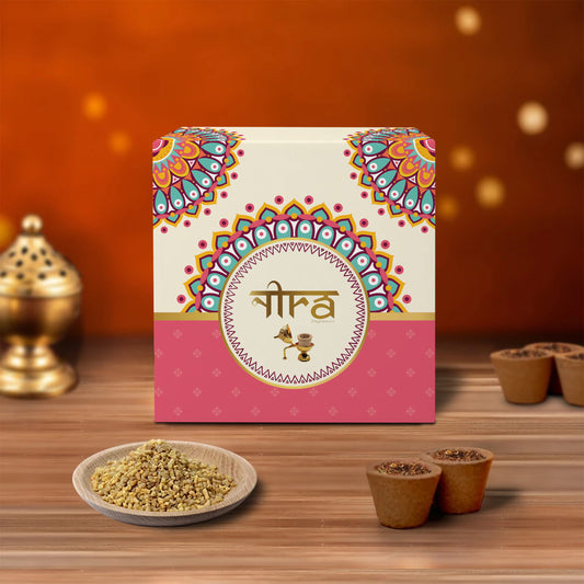 Nira Fragrances Sambrani Cups 100% Natural Herbs, Loban Fragrance