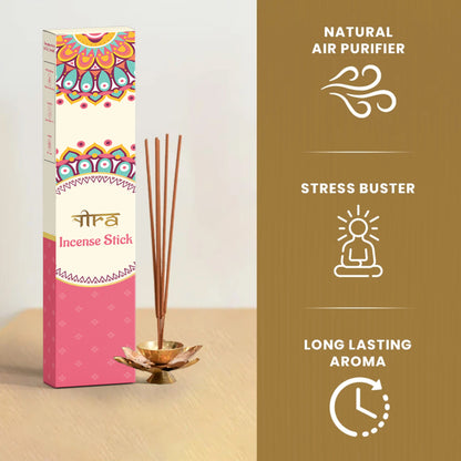 Nira fragrances Incense Sticks 100% organic - Kesar Chandan Fragrances