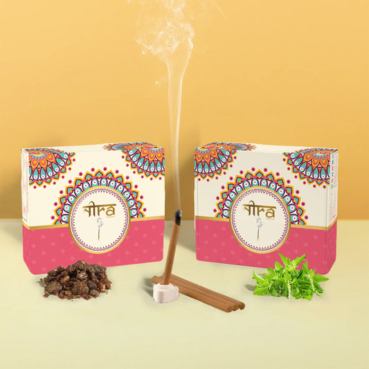 Nira Fragrances Havan and Guggal Fragrance Dhoop Sticks Combo .