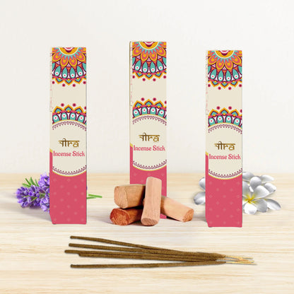NIRA Fragrances Incense Sticks, Mystic Calmness Pack, Lavender,Nagchampa & Sandalwood Combo