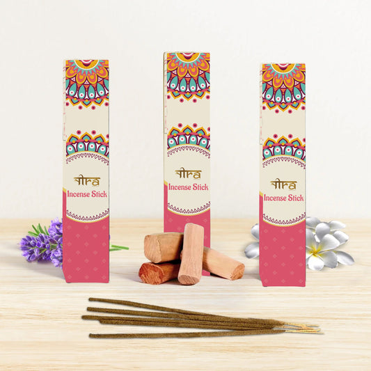 NIRA Fragrances Incense Sticks, Mystic Calmness Pack, Lavender,Nagchampa & Sandalwood Combo