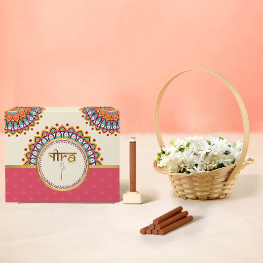 Nira Fragrances Dhoop Stick 100% Organic with Jasmine Fragrance