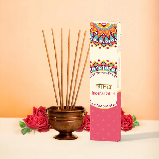 Nira Fragrances Incense Sticks 100% Organic , With Rose Fragrances