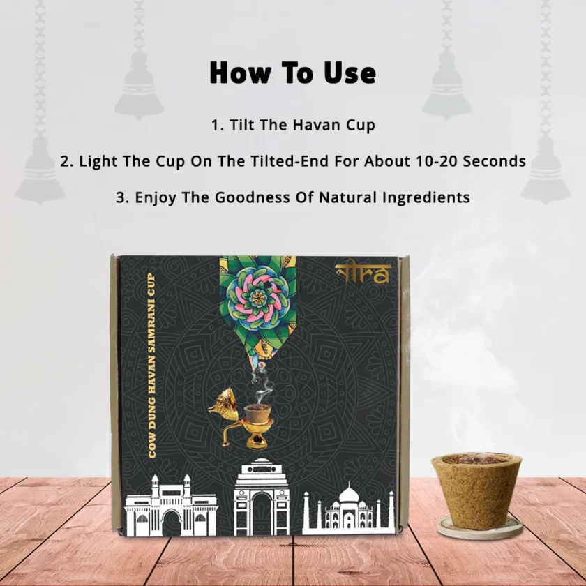 steps of using organic sumbrani cups