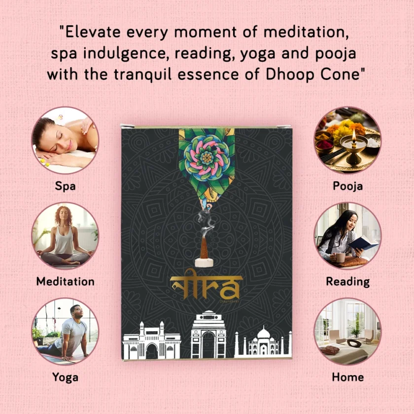 uses of the best dhoop cones spa, puja, meditation, yoga